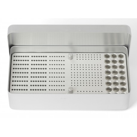 CAJA ENDODONCIA ALUMINIO PLATA GRANDE MEDESY